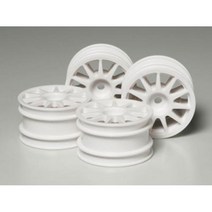 타미야 RC옵션타이어 [51237] M-Chassis 11Spk Whl Whi *4