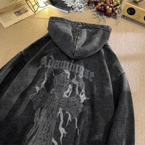 라쿤맨즈 빈티지워싱 오버사이즈 후드집업 자켓 AW251