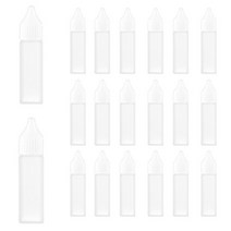 27리빙 휴대용 화장품 뾰족캡 소분공병 20개, 15ml 콘 뾰족 화이트