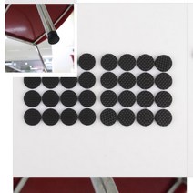 사각 원형 소음방지패드 층간소음제 원룸층간소음, ※­선택:펠트 원형 대 12P▣