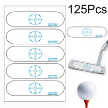 골프 클럽 테이프 스티커 아이언 우드 드라이버 타점 훈련 스윙연습, 17 1Pack Blue Putter