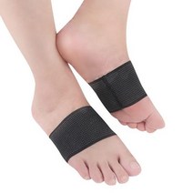 PKFARM 아치 보호 탄력밴드 평발 교정 풋케어 발 보호대, 블랙(L-XL)