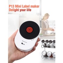 도트프린터 인쇄기 영수증 사무용 송장 다용도 라벨 Milestone Meihengtong MHT-P13 Portable Pocket small, 03 P13 5 rolls12x30_01 EU 플러그