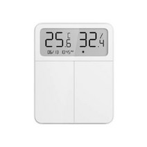 실내 온도 조절기 보일러 xiaomi mijia 3 in 1 스마트 스위치 앰프 습도 단일 제어 3개 개방형 ver 에너지 절약형 전등 스위치 디스플레이, znkg02hl
