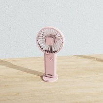 미니 선풍기휴대용무선목USB충전식강력시원한손풍기목풍기 샤오미-휴대용 USB 충전식 팬 핸드 헬드 기본 여름 야외 휴대용 홀드 무선 전화 홀더 포함, [03] 800mAh Pink
