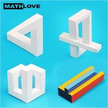 착시 전개도 4종 10세트 40인용 수학 교구 학습 교재