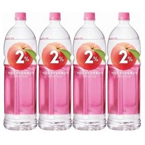 롯데칠성 이프로 부족할때 복숭아, 4개, 1.5L