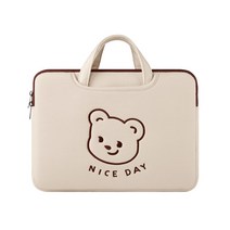 노트북 가방 맥북 15.6matebook 14 여 레노버 샤오신 15pro 13.3인치 맥16 에이수스 에어 샤오미 13 이너백 적용, 편지 곰핸드백