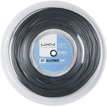 LUXILON(루키시롱)테니스 스트링 가트 ALU POWER SPIN(알 파워 스핀 127)단 붙임 실버 WRZ998400