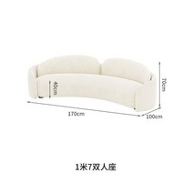 가리모쿠북유럽 스타일 소파 편안한 안락 의자 거실 흰색 단면 휴식 침대 레이지 디자이너 카나페 살롱 홈, 02 Double