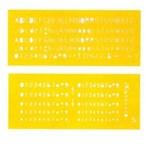 템플렛 K-11700 영문6매조세트 135x57mm, 상세페이지 참조