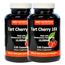 이노뉴트리션 캐나다 타트 체리 10배 농축 10000mg 몽모랑시 120정 x 2병 묶음 (4개월분), 120정 (2개월분)