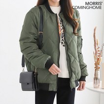 모리스커밍홈 오버핏 퀼팅 누빔 항공점퍼 M2210JP004D