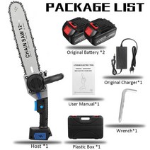 [해외]288VF 12 인치 전기 톱 전기 톱 2PC 22980mAh 배터리 브러시리스 모터 Makita 배터리 용 충전식 목재 커터, 협동사, 패턴 4