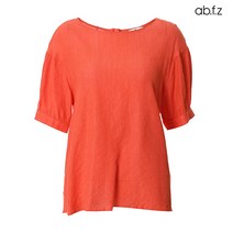 에이비플러스 ab.f.z 라이트 링클 드롭 숄더 블라우스 (AFV2GB16A)