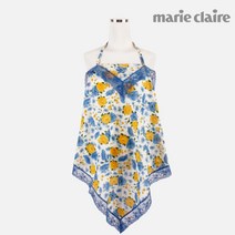 마리끌레르 양귀비의장 레이스 에티켓 손수건 앞치마 60 x 60