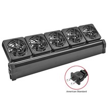 어항 냉각기 쿨링팬 10.8W Aquarium Chiller Fan er 조정able Angle Low Noise Mute W Temperature Control h Ta ing, [02] US plug