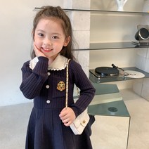 여아용 복고 세라 니트 원피스 러블리 여아 가을 원피스 데일리룩 유아상하복세트 여아옷 키즈상하복 키즈상하세트 아동원피스