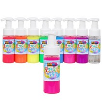 [키즈맘아트] 뭉게구름 거품물감 150ml 낱색, 형광 파랑