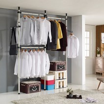 프리미엄 화이트행거 3단 (38파이), 단일