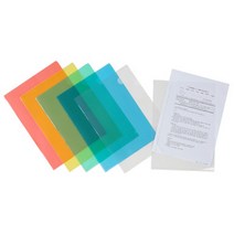 [105699]고투명 클리어홀더(청색/10개팩/OfficeDEPOT), 단품, 10개입