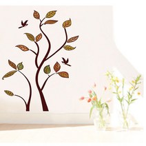 젤리펀트 인테리어 벽지 포인트스티커, 요술나무