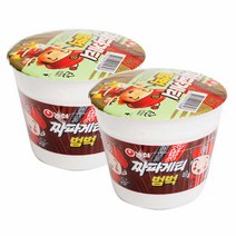 농심 짜파게티 범벅 미니 컵라면, 2개