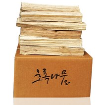 초록나무 참나무장작 표준목, 1박스, 20kg