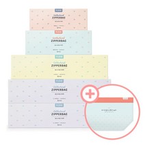 플렉사 향균지퍼백 XL패키지+보냉팩, 퍼플