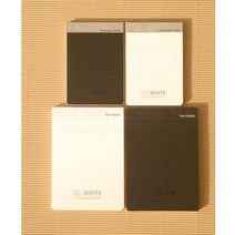데이스토리 1000 프리미엄 메모패드 5mm 방안유선 F7 ARMP 411 83x121mm 70매 흑색 백색, S319164-백색