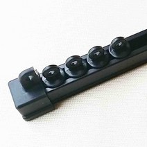 [알루미늄] 블랙 & 화이트 커튼레일 / 부드러운 롤러 움직임, 02_ 블랙 커튼레일