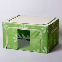 이디오 플라워 리빙박스 옷정리함, 그린