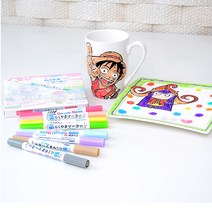 코바루 일본 라쿠야키 도자기펜 8색 세트 파스텔