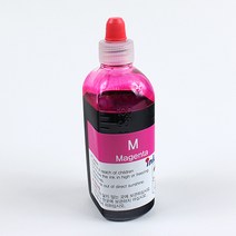 [모아넷] 무한잉크공급기 잉크충전용 보충잉크, 캐논/2카트리지용 빨강100ml
