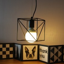BOAZ 큐브1등 팬던트 조명 인테리어 식탁등 LED 인테리어조명