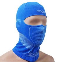 이돕 쿨 바라크라바 2종자외선차단 자전거 마스크, 블루+블루
