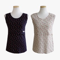 마더라이크 J.잔꽃수유나시- 여름 수유복 나염티셔츠