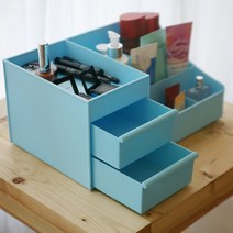 PP 화장품정리함(대), 블루
