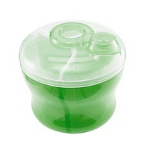 먼치킨 3칸 분유케이스, 그린, 1개