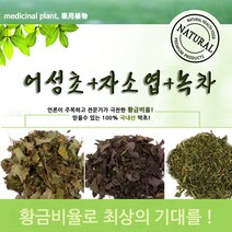 이번달만 어성초+자소엽+녹차잎 세트구성 발모팩 발모액 발모차 재료, 1g, 1.어성초(200g)+자소엽(100g)+녹차잎(100g)