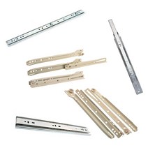 철부자 서랍레일 백색레일 2단레일 3단레일 광폭레일, 3단레일 (일반형) 35폭 400mm (2개 1조)