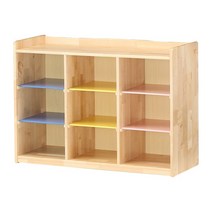 우드웰 자작나무 9인사물함 D0527 원목정리함/사물함