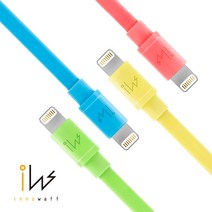 foxconn iCL90 라이트닝케이블/1m/5가지색상 충전 케이블, 블루