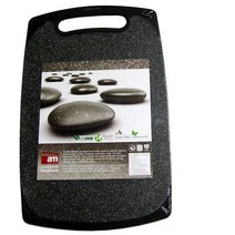 AM 이태리브랜드 도마-에코그린 조약돌블랙도마-대, 블랙