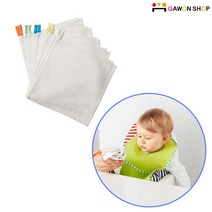 IKEA KRAMA 미니수건 10장세트 주방수건 행주, 화이트