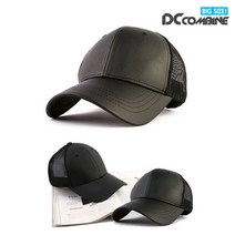 BIG_가죽메쉬볼캡 (큰모자/빅사이즈모자/야구모자/메쉬캡/메쉬캡모자/가죽볼캡/가죽야구모자/가죽모자/남자모자/남성모자/남자큰모자/남자야구모자/빅사이즈야구모자/빅사이즈/빅사이즈볼캡)