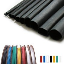 수축튜브 열수축튜브 전선보호튜브 케이블보호 선보호, 백색