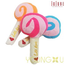 쥬쥬베 봉제 막대사탕 장난감-14cm, 핑크, 1개
