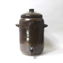 이천도자기 토비 우리맛 옹기 일자형 정수기 3호 (16리터) 항아리