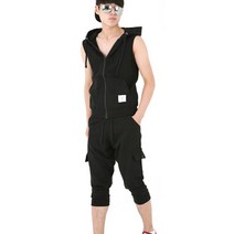 런닝맨 여름 민소매 후드집업 카고7부 트레이닝복세트